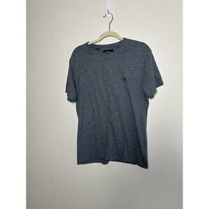 Rodd & Gunn Shirt Mens Sports Fit Blue Short Sleeve Crew Neck Cotton Size Small